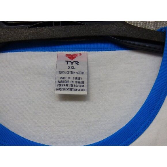 TYR Men’s “Always in Front” Graphic Tee, White, XXL - Picture 6 of 7